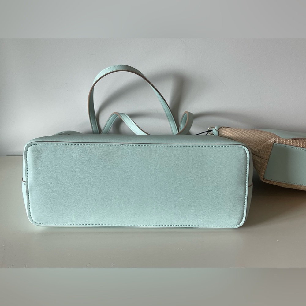 Nanette Lepore Surf Spray Perforated Tote & Chain Shoulder Bag 2pc Set NWT - Picture 5 of 9